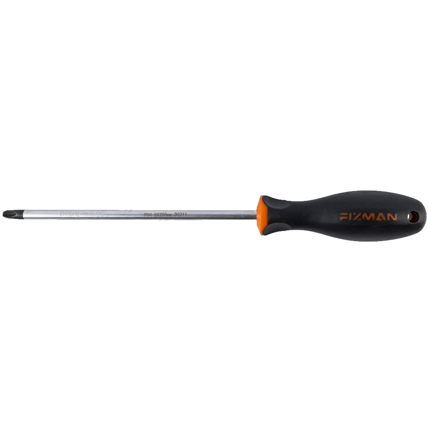 FIXMAN S/driver Phillips Ph4 8x200mm Crv With Ergonomic Handle